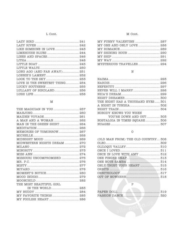 The Real Book Vol. 1 F » Songbooks