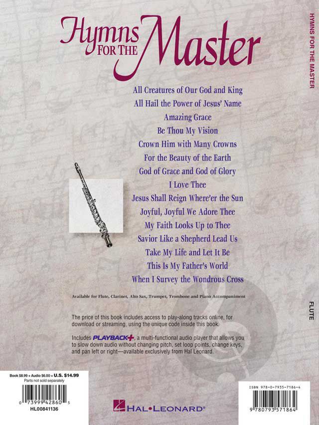 Hymns for the Master by Stan Pethel » Sheet Music for Flute