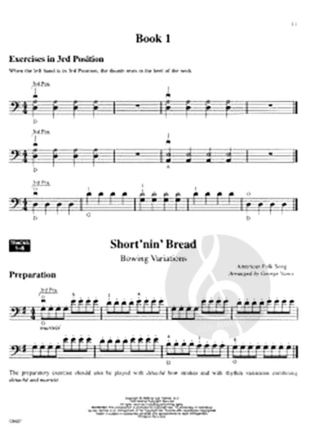 Progressive Repertoire For The Double Bass Vol. 1 by George Vance » all ...