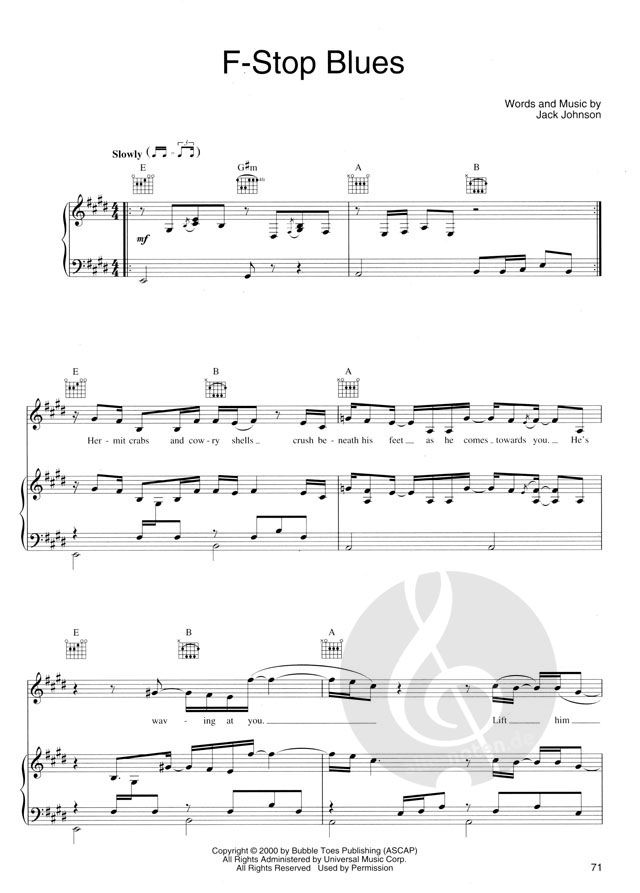 Jack Johnson Songbooks » Buy Sheet Music Online