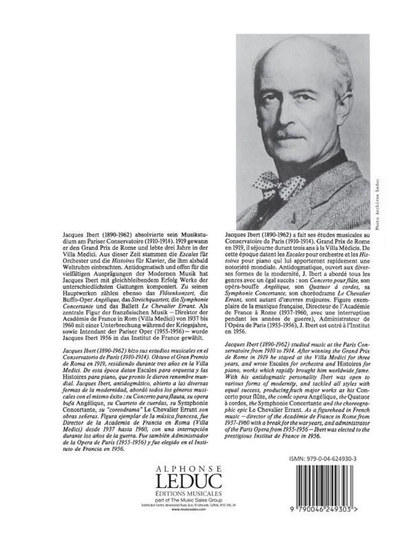 Jacques Ibert Sheet Music for Flute » Buy Online