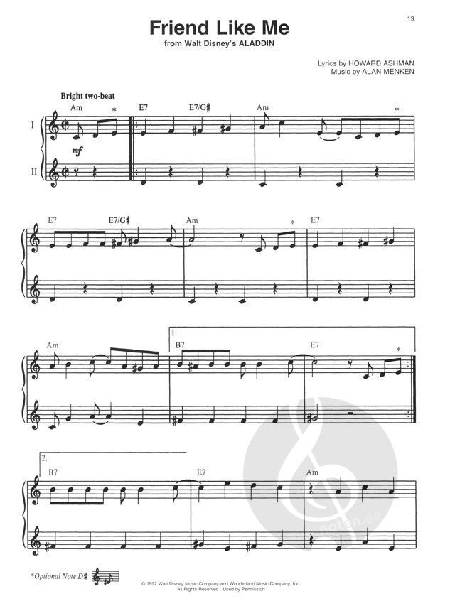 Disney Movie Favorites For Recorder » Sheet Music for Recorder