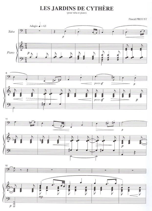 Pascal Proust Sheet Music for Tuba » Buy Sheet Music Online