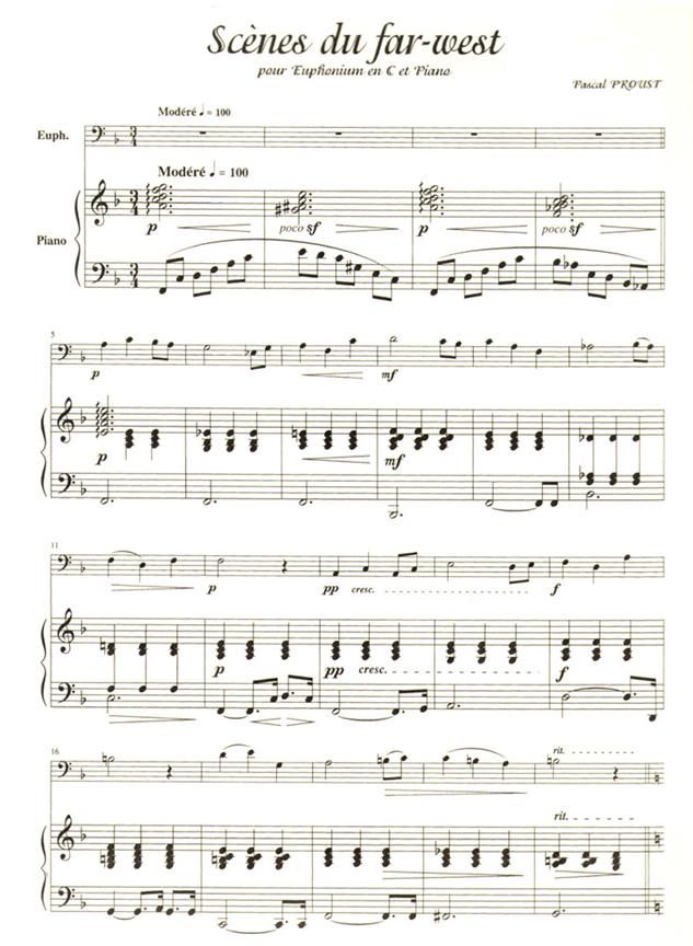 Pascal Proust Sheet Music for Tuba » Buy Sheet Music Online