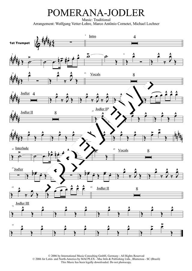 Banda Pomerana Combo Sheet Music » Buy Sheet Music Online