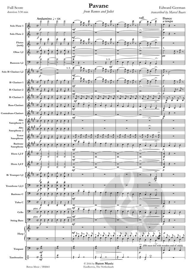 Edward German Sheet Music for Concert Band » Buy Online